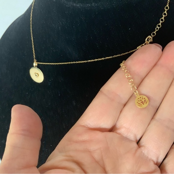 GABI RIELLE 14K Gold Plated Sterling Silver Ruby Heart Pendant Necklace - Picture 9 of 13